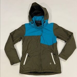 Orage Women's Blue and Olive Ski Jacket size small